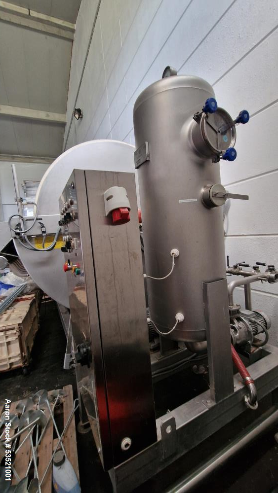 Used TMCI Padovan TAYLO 15 Vacuum Filtration System – 161 Sq Ft, Stainless Steel