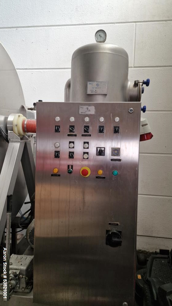 Used TMCI Padovan TAYLO 15 Vacuum Filtration System – 161 Sq Ft, Stainless Steel