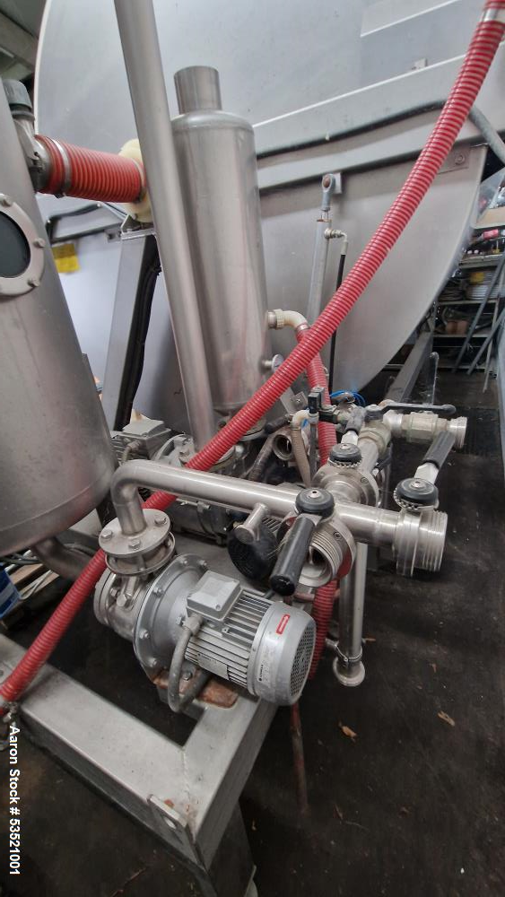 Used TMCI Padovan TAYLO 15 Vacuum Filtration System – 161 Sq Ft, Stainless Steel