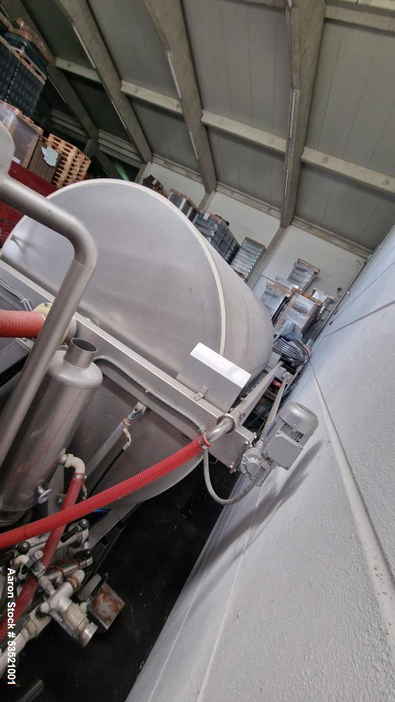 Used TMCI Padovan TAYLO 15 Vacuum Filtration System – 161 Sq Ft, Stainless Steel