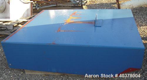 Used Westec Engineering Rotary Vacuum Filter, Approximately 36 Square Feet Filter Area, Size 3' X 4' Carbon Steel. 4' diameter x 3' face. Belt discharge, trough rake, vacuum pump, and a control panel...