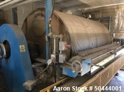 Used- Alar Rotary Vacuum Filter, 6' x 9', Stainless steel construction