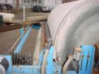 USED: Alar Engineering Corp rotary drum pre-coat, auto-vac, vacuumfilter. With 3' diameter x 6' face drum rated at 56.5 square feet offiltration surface. Stainless steel drum with advancing knivedisc...