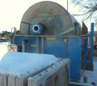 Used Alar Auto-Vac Rotary Drum Pre-Coat Vacuum Filter, 226 square feet filter area, model 6120, carbon steel. Drum 72’’ diameter x 14’ long, driven by a 5 hp, 3/60/208-230/460 volt, 1725 rpm Reeves v...