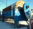 Used Alar Auto-Vac Rotary Drum Pre-Coat Vacuum Filter, 226 square feet filter area, model 6120, carbon steel. Drum 72’’ diameter x 14’ long, driven by a 5 hp, 3/60/208-230/460 volt, 1725 rpm Reeves v...