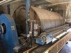 Used Alar 6' x 9' Rotary Vacuum Filter – SS Tank & Drum, Nash 25 HP Vacuum Pump