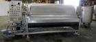 Used Della Toffola Rotary Vacuum Filter, 107 Square Feet (10 square meter) Filter Area, Model EC 10. 304 Stainless Steel. 46.8” Diameter x 93.6” straight side (1200 mm x 2500 mm straight side) filter...