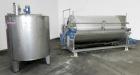Used Della Toffola Rotary Vacuum Filter, 107 Square Feet (10 square meter) Filter Area, Model EC 10. 304 Stainless Steel. 46.8” Diameter x 93.6” straight side (1200 mm x 2500 mm straight side) filter...