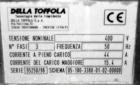 Used Della Toffola Rotary Vacuum Filter, 107 Square Feet (10 square meter) Filter Area, Model EC 10. 304 Stainless Steel. 46.8” Diameter x 93.6” straight side (1200 mm x 2500 mm straight side) filter...