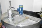 Used Della Toffola Rotary Vacuum Filter, 107 Square Feet (10 square meter) Filter Area, Model EC 10. 304 Stainless Steel. 46.8” Diameter x 93.6” straight side (1200 mm x 2500 mm straight side) filter...
