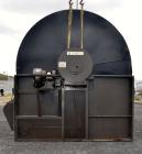 Used Eimco Sanitary Eimcobelt Rotary Vacuum Filter, 376 Square Feet Filter Area, Carbon Steel. Drum 144’’ diameter x 120’’ face, variable submergence. Drum driven by a 3 hp, 3/60/230/460 volt, 1755 r...