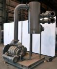 Used Eimco Sanitary Eimcobelt Rotary Vacuum Filter, 376 Square Feet Filter Area, Carbon Steel. Drum 144’’ diameter x 120’’ face, variable submergence. Drum driven by a 3 hp, 3/60/230/460 volt, 1755 r...