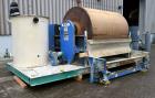 Used Eimco Pre-Coat Rotary Vacuum Filter, Approximate 150 Square Feet Filter Area, Carbon Steel. Drum 6 diameter x approximate 8 face driven by a 3/4hp, 3/60/208-230/460 volt, 1725 rpm Speed-Trol var...