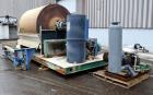 Used Eimco Pre-Coat Rotary Vacuum Filter, Approximate 150 Square Feet Filter Area, Carbon Steel. Drum 6 diameter x approximate 8 face driven by a 3/4hp, 3/60/208-230/460 volt, 1725 rpm Speed-Trol var...