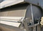 Used Hovex-Holland Rotary Vacuum Filter, type F2000-320. Material of construction is 316L stainless steel. Surface area: 185.76 square feet (18 square meter), 6'5