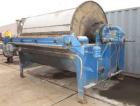 Used-Komline Sanderson Rotary Vacuum Precoat Filter System, Model KS-1-585, Carbon Steel.Approximately 72