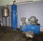 Used Komline Sanderson Rotary Vacuum Precoat Filter System, Model KS-1-585, Carbon Steel.Approximately 72