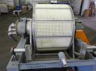 Used Komline Sanderson Rotary Vacuum Filter, Approximate 18.8 Square Feet, 316