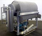 Used Stainless Steel Larsson Rotary Vacuum Filter