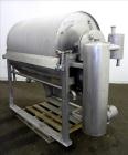 Used Stainless Steel Larsson Rotary Vacuum Filter