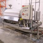 Used Padovan Rotary Drum Filter, Stainless Steel. Diatomaceous Earth. Approximately 65 square feet.  Roll dimensions 39.5