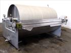 Used Seitz Enzinger Noll Duobloc (Drehfilter) Rotary Drum Vacuum Filter, Approximate 86 Square Feet (8m^2), 304 Stainless Steel. Drum 47.2