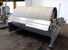 Used Seitz Enzinger Noll Duobloc (Drehfilter) Rotary Drum Vacuum Filter, Approximate 86 Square Feet (8m^2), 304 Stainless Steel. Drum 47.2