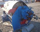 Used Westec Engineering Rotary Vacuum Filter, Approximately 36 Square Feet Filter Area, Size 3' X 4' Carbon Steel. 4' diameter x 3' face. Belt discharge, trough rake, vacuum pump, and a control panel...