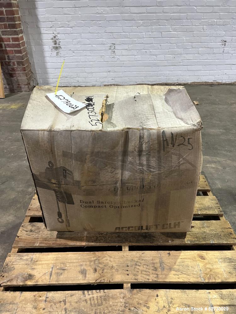 Unused Accolift CLH 2-Ton Electric Chain Hoist – 20’ Lift