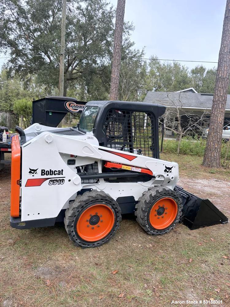 Used Bobcat S510 Skid-Steer Loader – 1,650 lb Capacity | Diesel | 4-Cylinder | 1,850 Hours | 2016