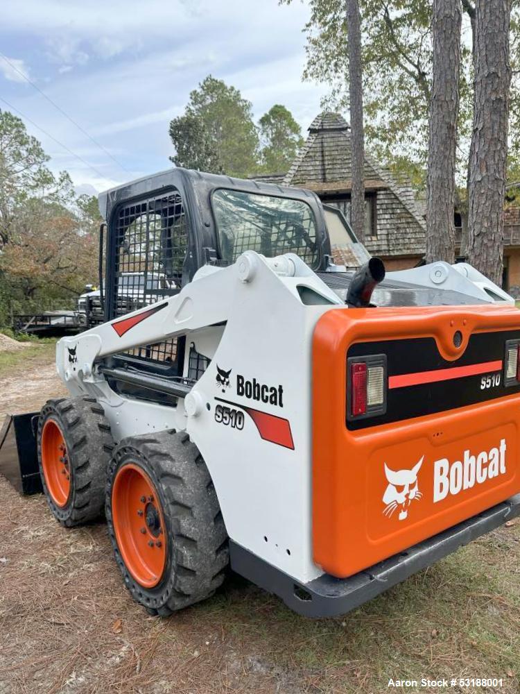 Used Bobcat S510 Skid-Steer Loader – 1,650 lb Capacity | Diesel | 4-Cylinder | 1,850 Hours | 2016