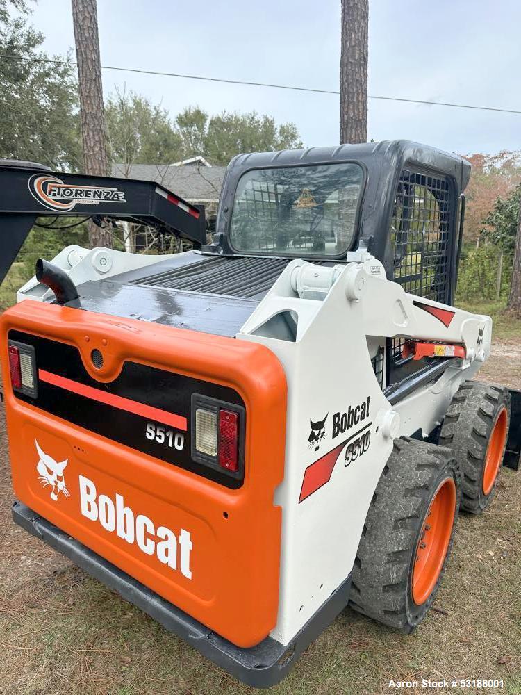 Used Bobcat S510 Skid-Steer Loader – 1,650 lb Capacity | Diesel | 4-Cylinder | 1,850 Hours | 2016