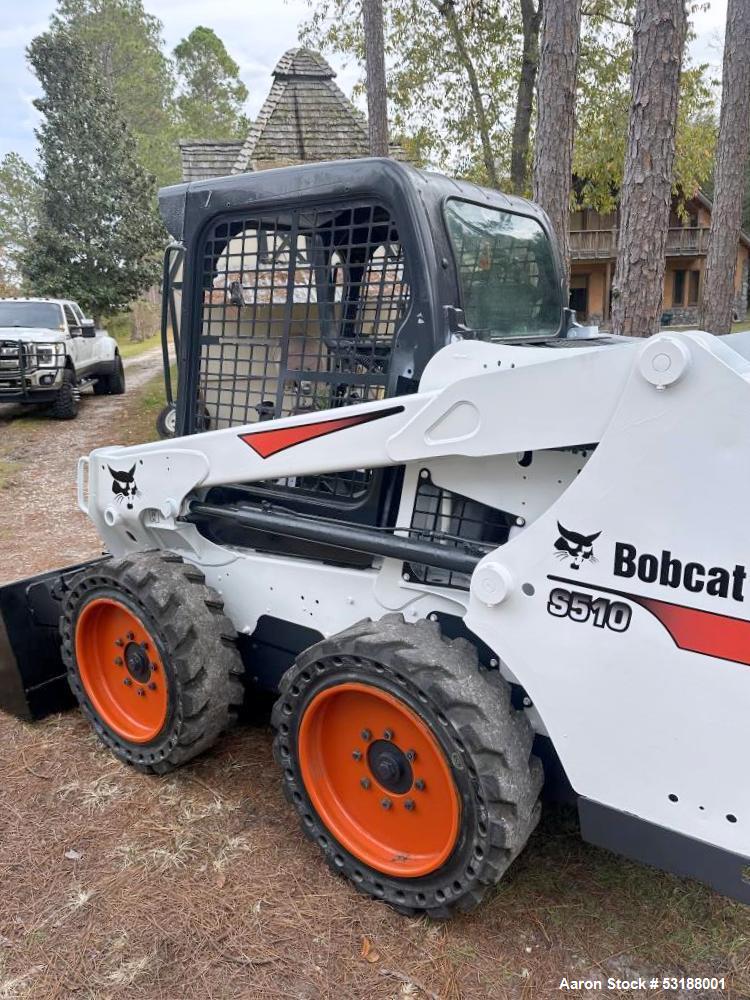Used Bobcat S510 Skid-Steer Loader – 1,650 lb Capacity | Diesel | 4-Cylinder | 1,850 Hours | 2016