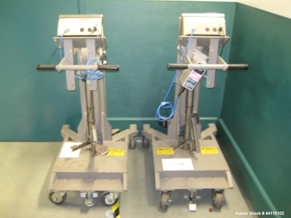 Used 700 lb Drum Pallet Jack with Siulei Easy Lift Equipment, Model EL7005LSP-IS