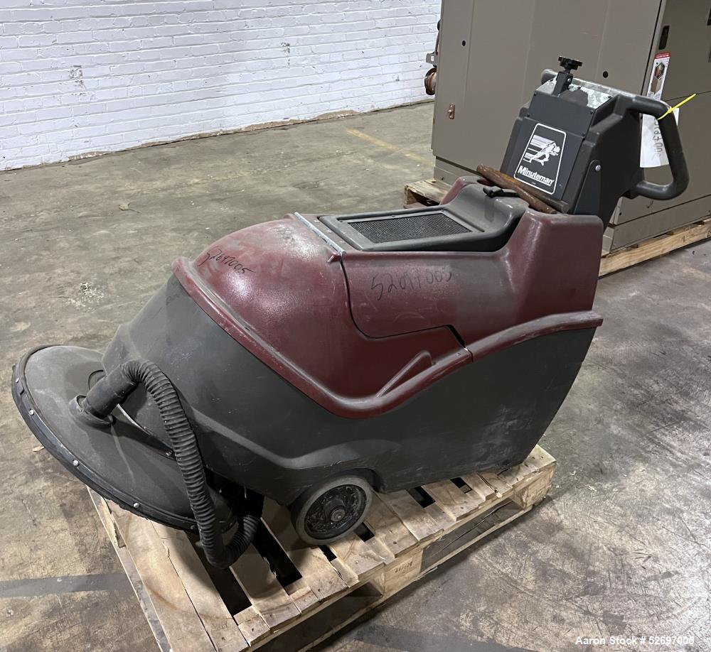 Used- Minuteman Floor Burnisher, Model M26036QP. 20" diameter cleaning pad with max speed of 2600rpm. Driven by a 2.5hp moto...