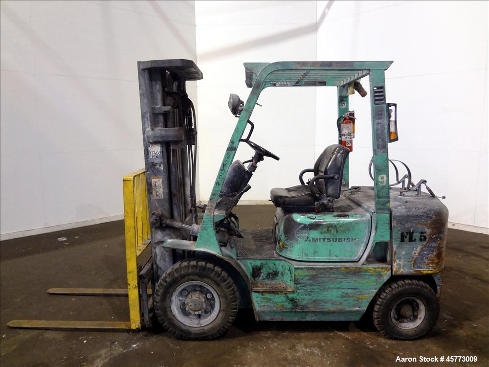 Used Mitsubishi Fork Lift, Model FG 25K.