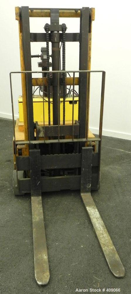 Used Used- Big Joe Counterbalanced Walkie Lift Truck, Model PDC-25-106. 2500 Pond capacity at 24" load center, 106" lift height.