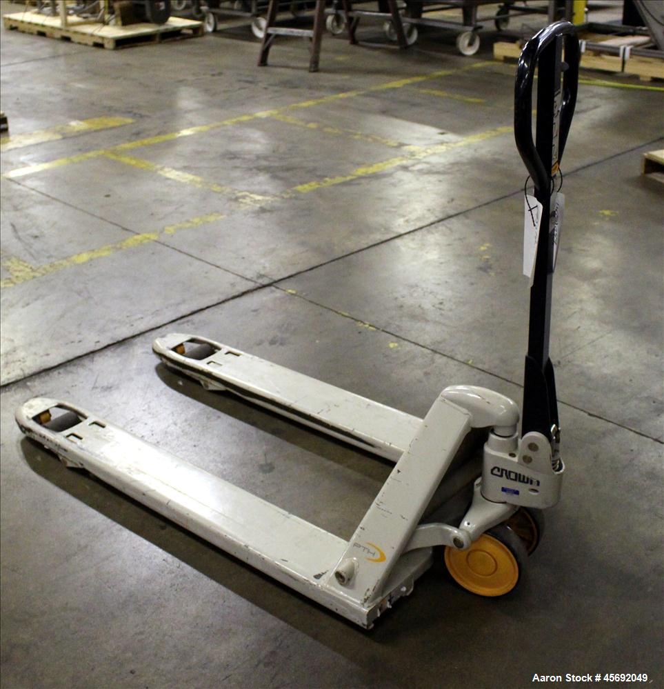 Used Crown Pallet Jack, Model PTH50. 5000 lbs ca