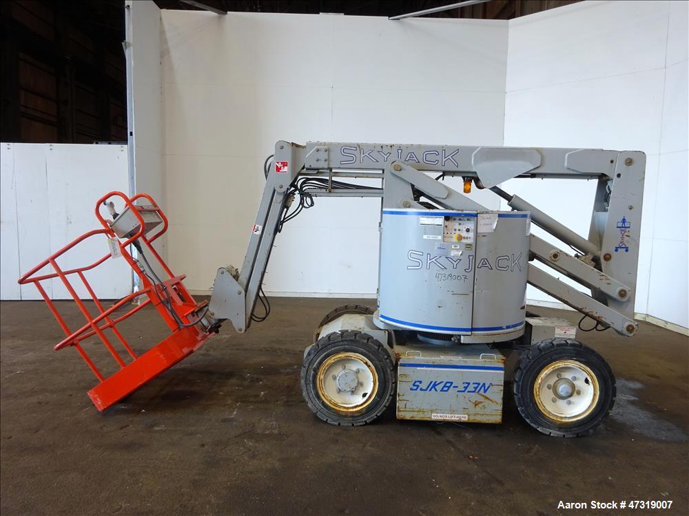 Used SkyJack Articulated Boom Lift, Model SJK8-33W.