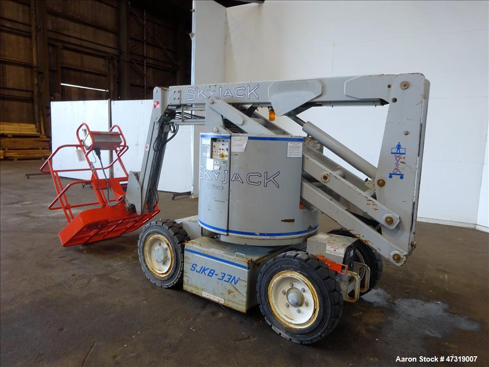 Used SkyJack Articulated Boom Lift, Model SJK8-33W.