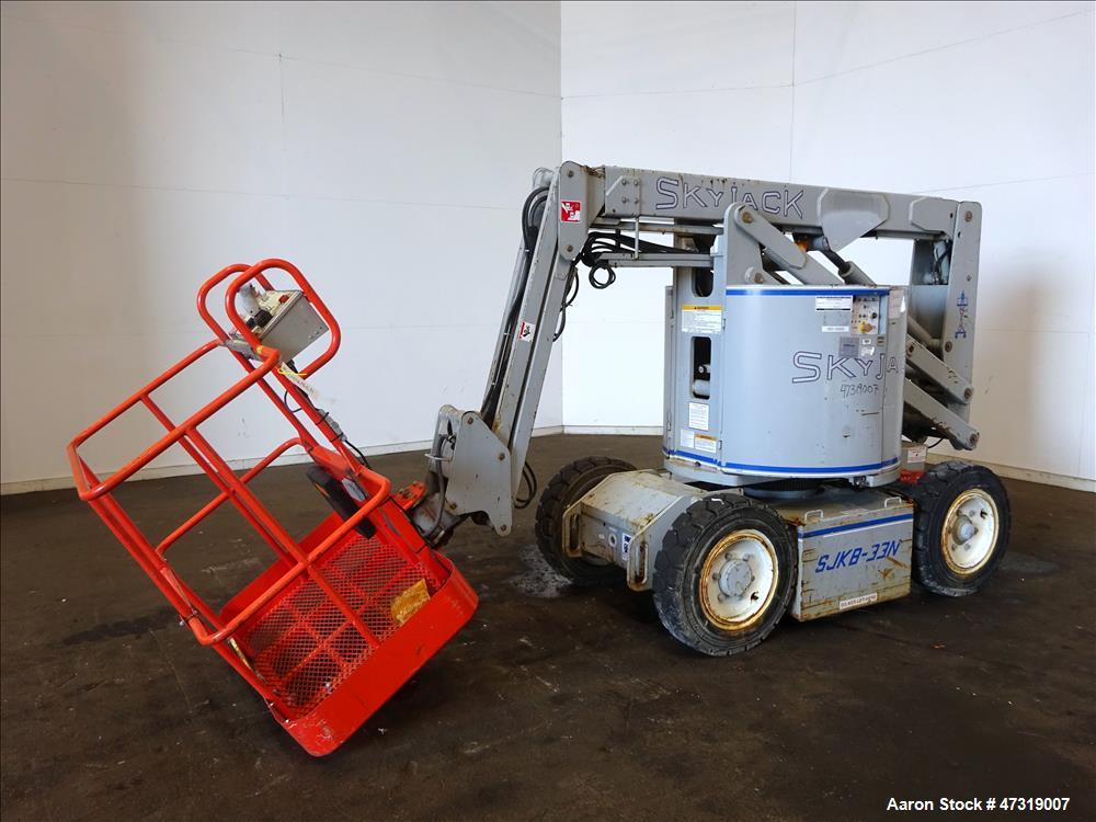 Used SkyJack Articulated Boom Lift, Model SJK8-33W.