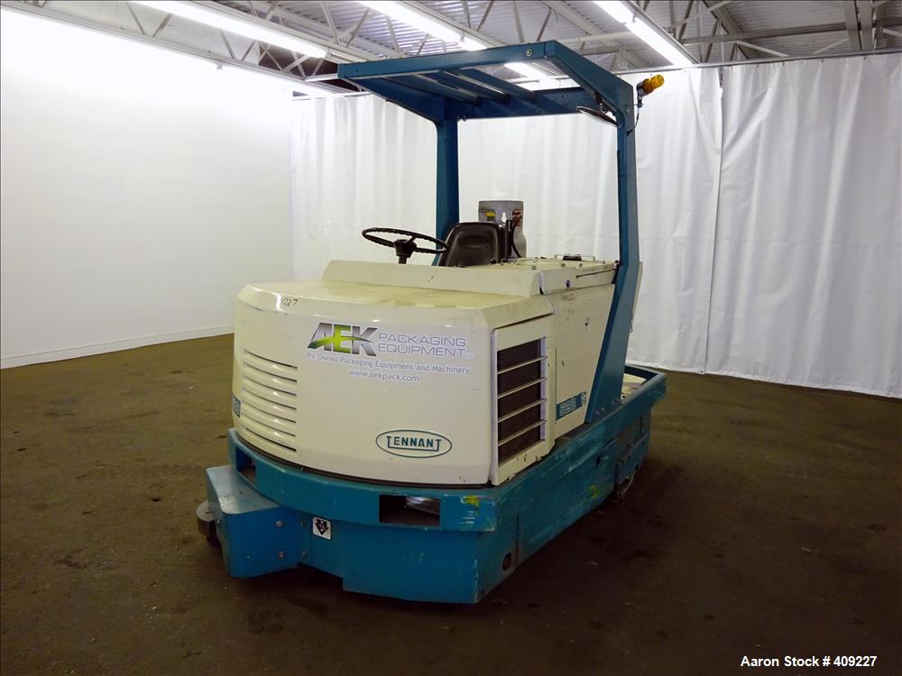 Used Tennant Model 528 SRS Edition Riding Floor Scrubber.