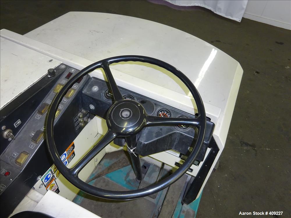 Used Tennant Model 528 SRS Edition Riding Floor Scrubber.