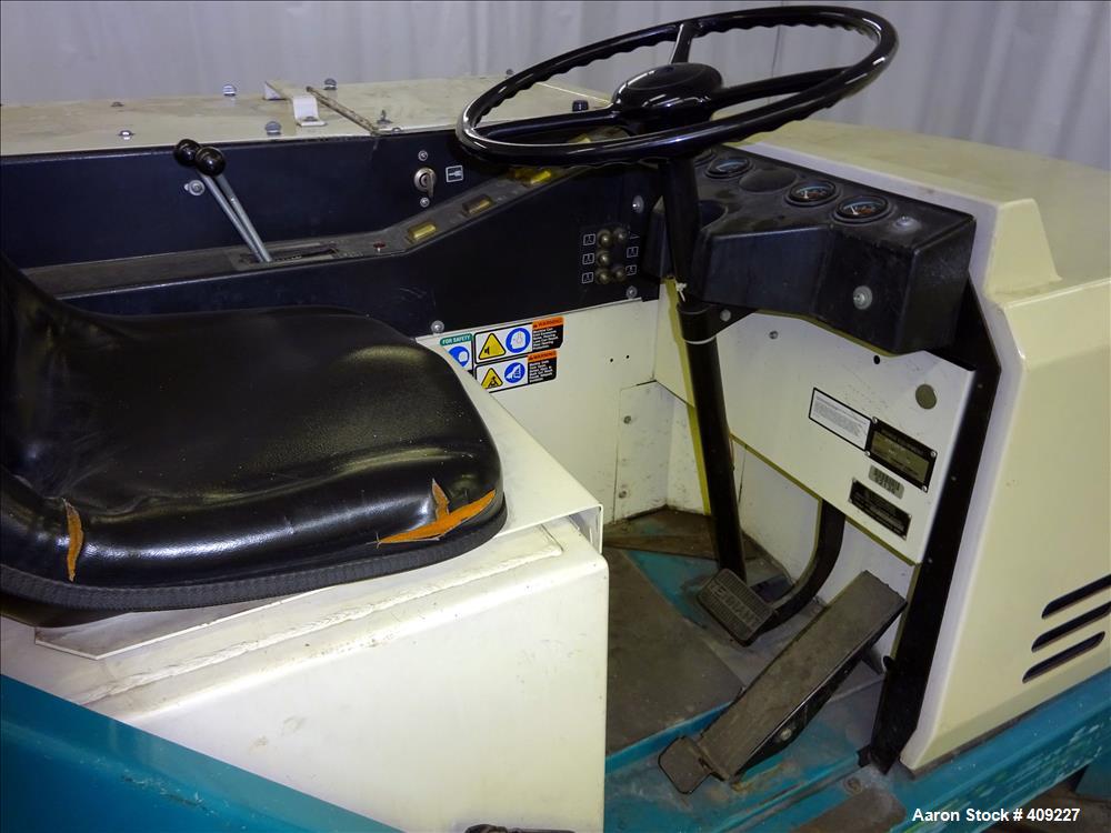 Used Tennant Model 528 SRS Edition Riding Floor Scrubber.