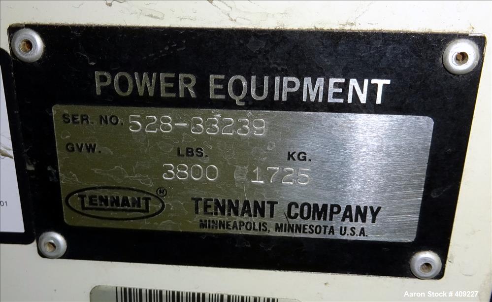 Used Tennant Model 528 SRS Edition Riding Floor Scrubber.