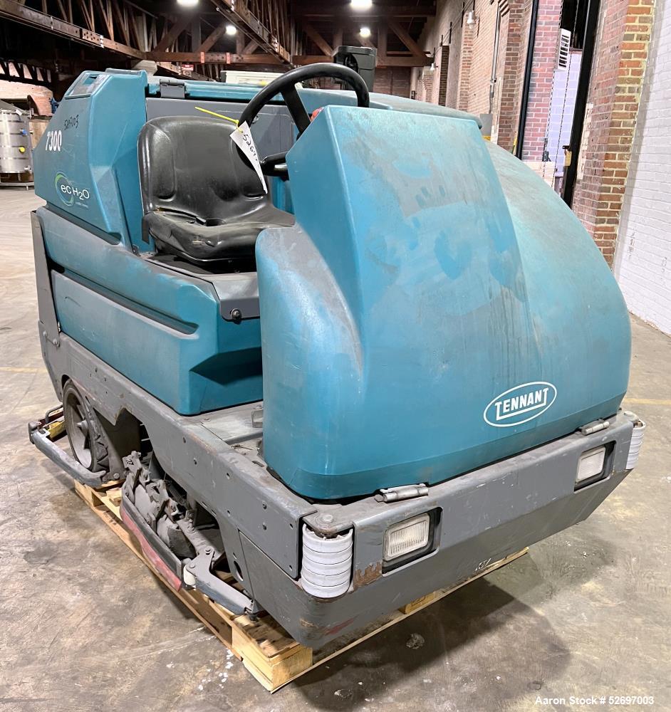 Used- Tennant 7300 EC-H20 Floor Scrubber. 57 Gallon solution tank, 74 gallon recovery tank. 4.6 motor, up to 5.5mph forward ...