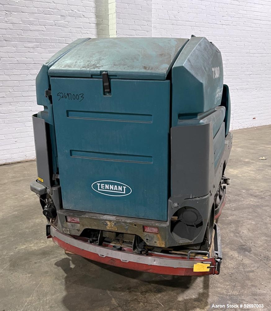 Used- Tennant 7300 EC-H20 Floor Scrubber. 57 Gallon solution tank, 74 gallon recovery tank. 4.6 motor, up to 5.5mph forward ...