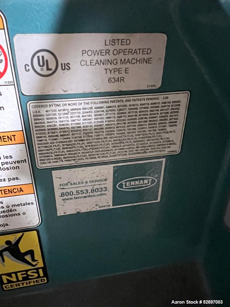 Used Tennant 7300 EC-H2O Floor Scrubber – 57 Gal Solution Tank