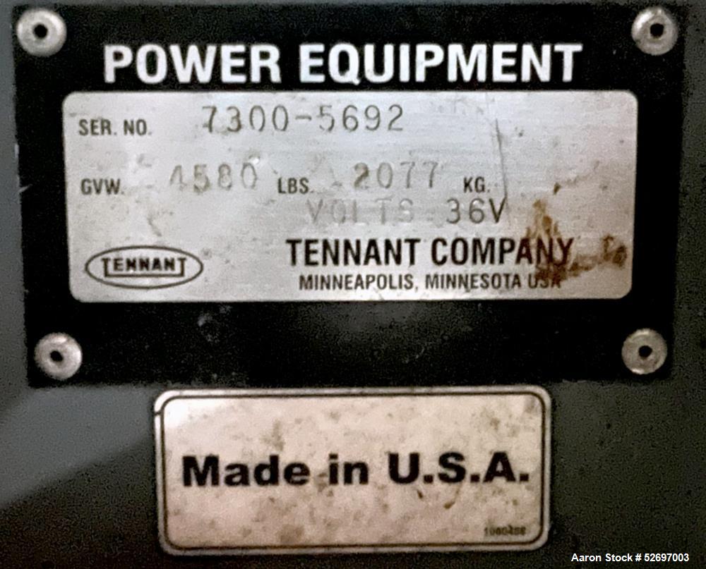 Used Tennant 7300 EC-H2O Floor Scrubber – 57 Gal Solution Tank