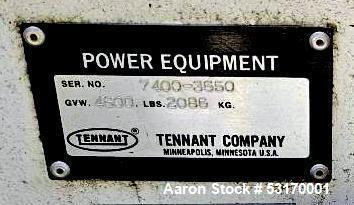 Used Tennant 7400 Industrial Riding Floor Scrubber – 45” Scrub Path | 70 Gal Tank | Recycling | Serial #7400-3850